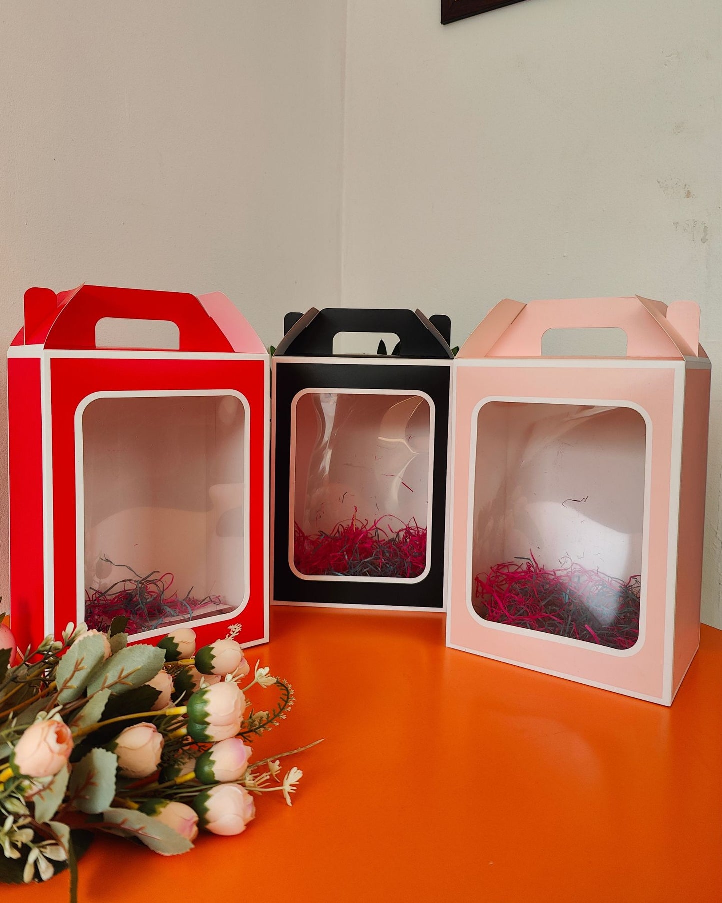 Transparent Paper Box Carry Bag