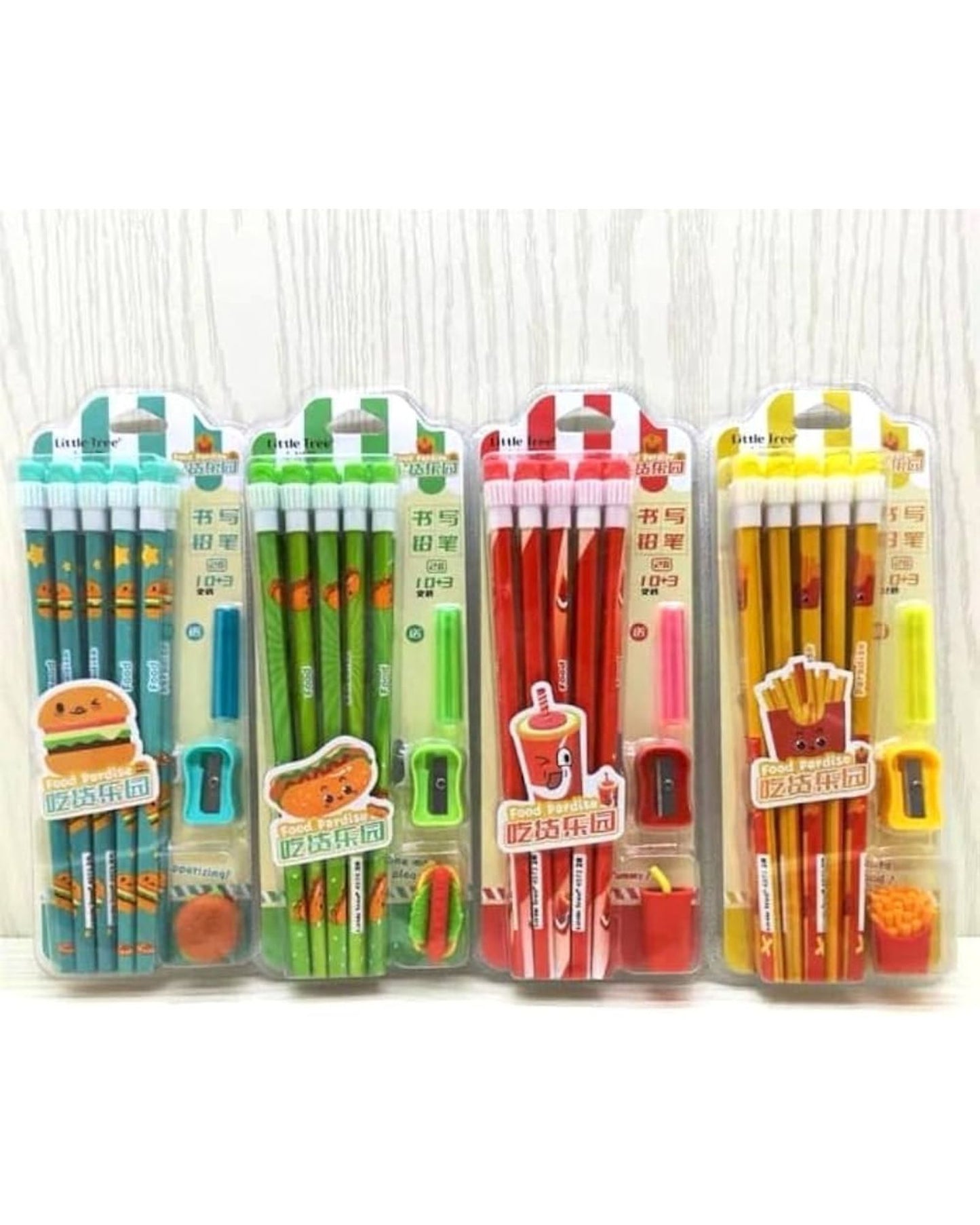 Fast Food Pencil Set