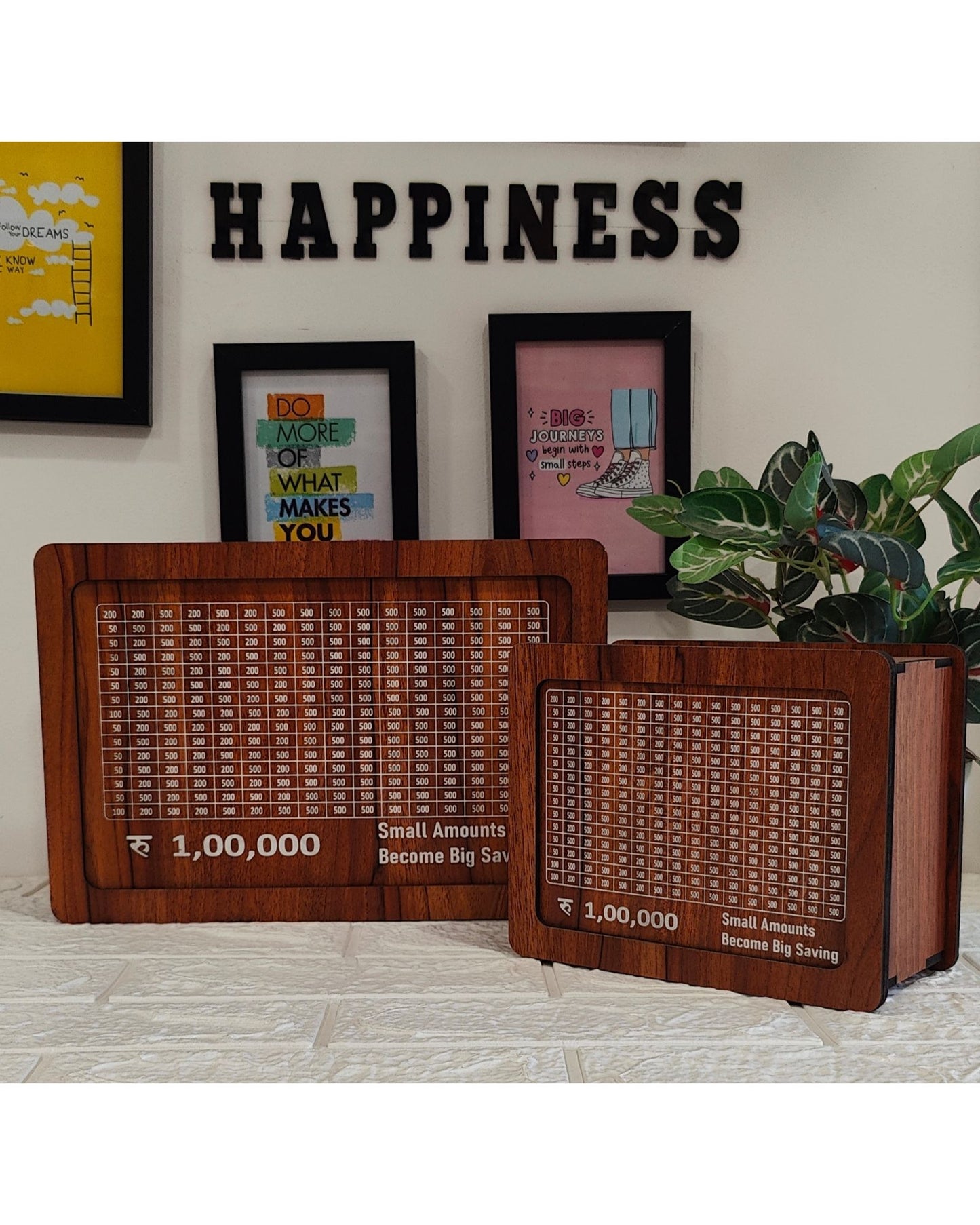 Wooden Money Saver Box - Small Size