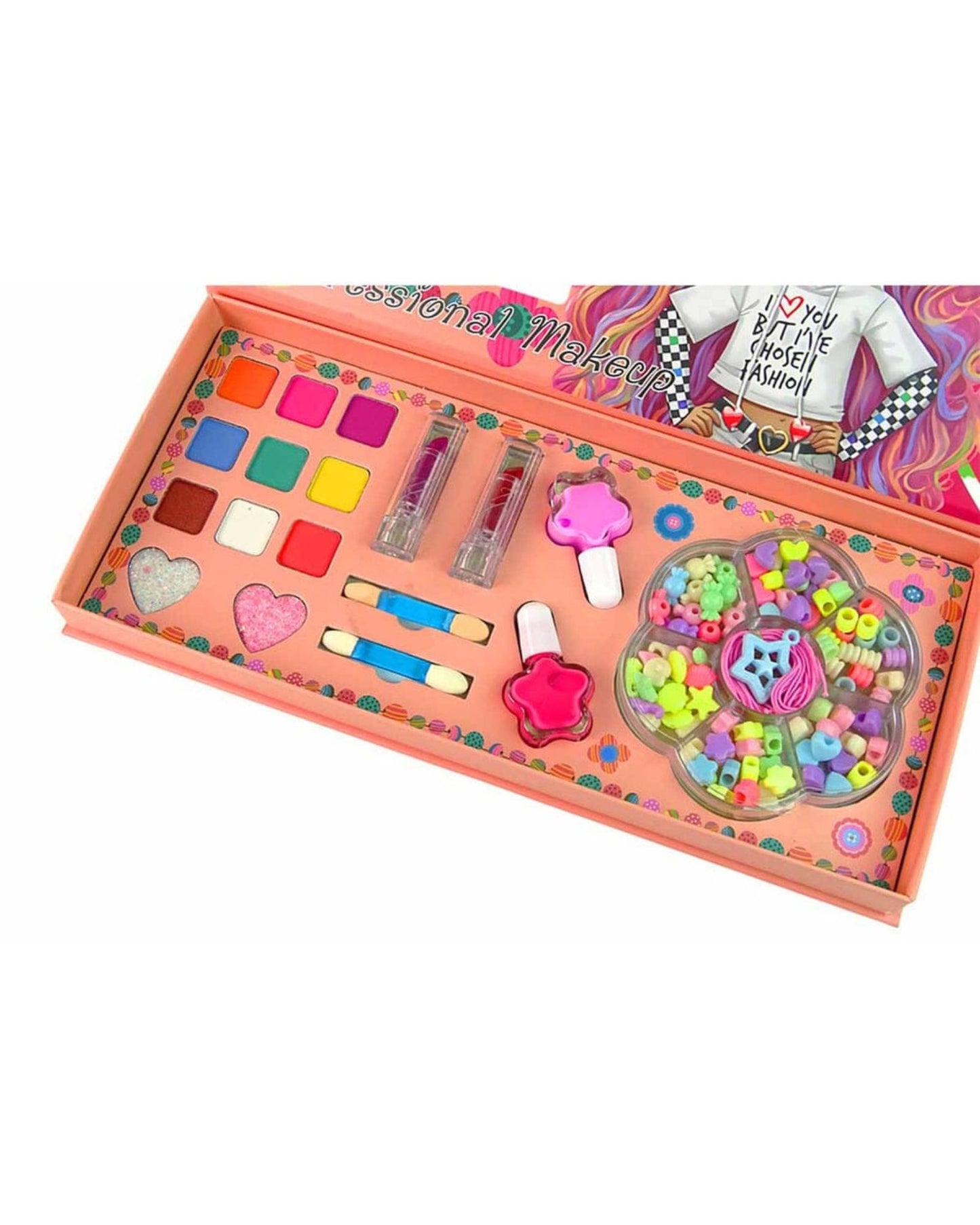 DIY Beads Jewellery N Makeup Kit 2 IN 1 Series