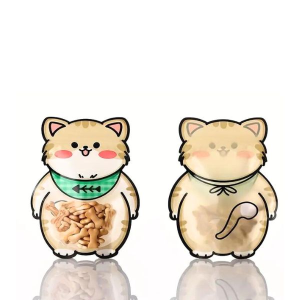 Cartoon Zip Lock Bag (Set Of 10)