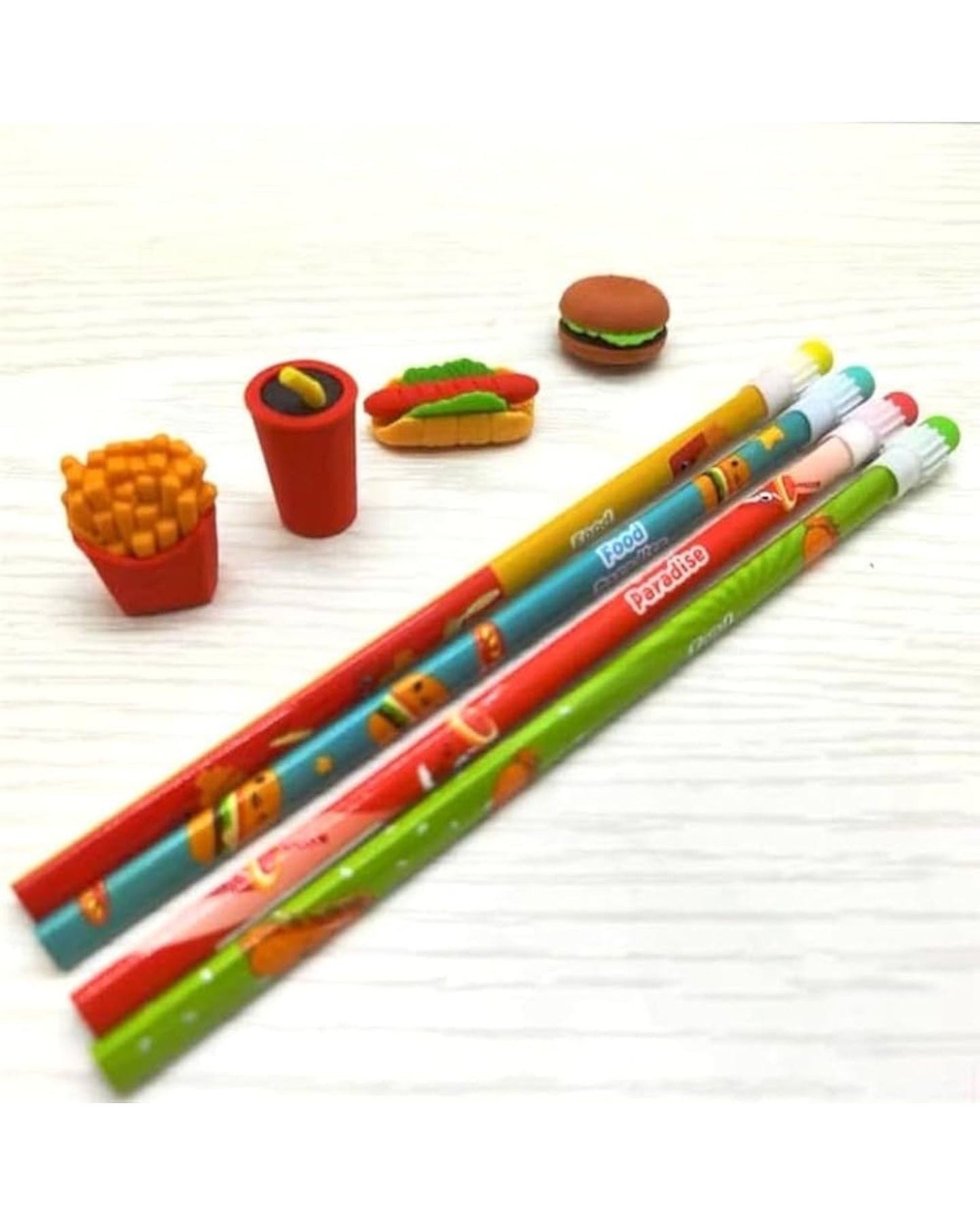 Fast Food Pencil Set