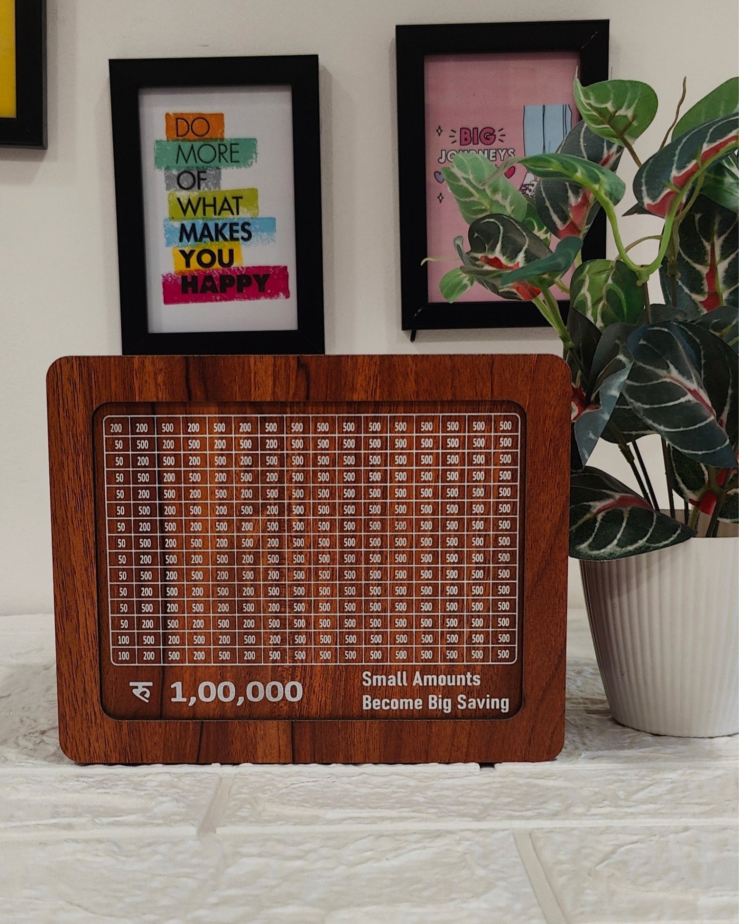 Wooden Money Saver Box - Small Size