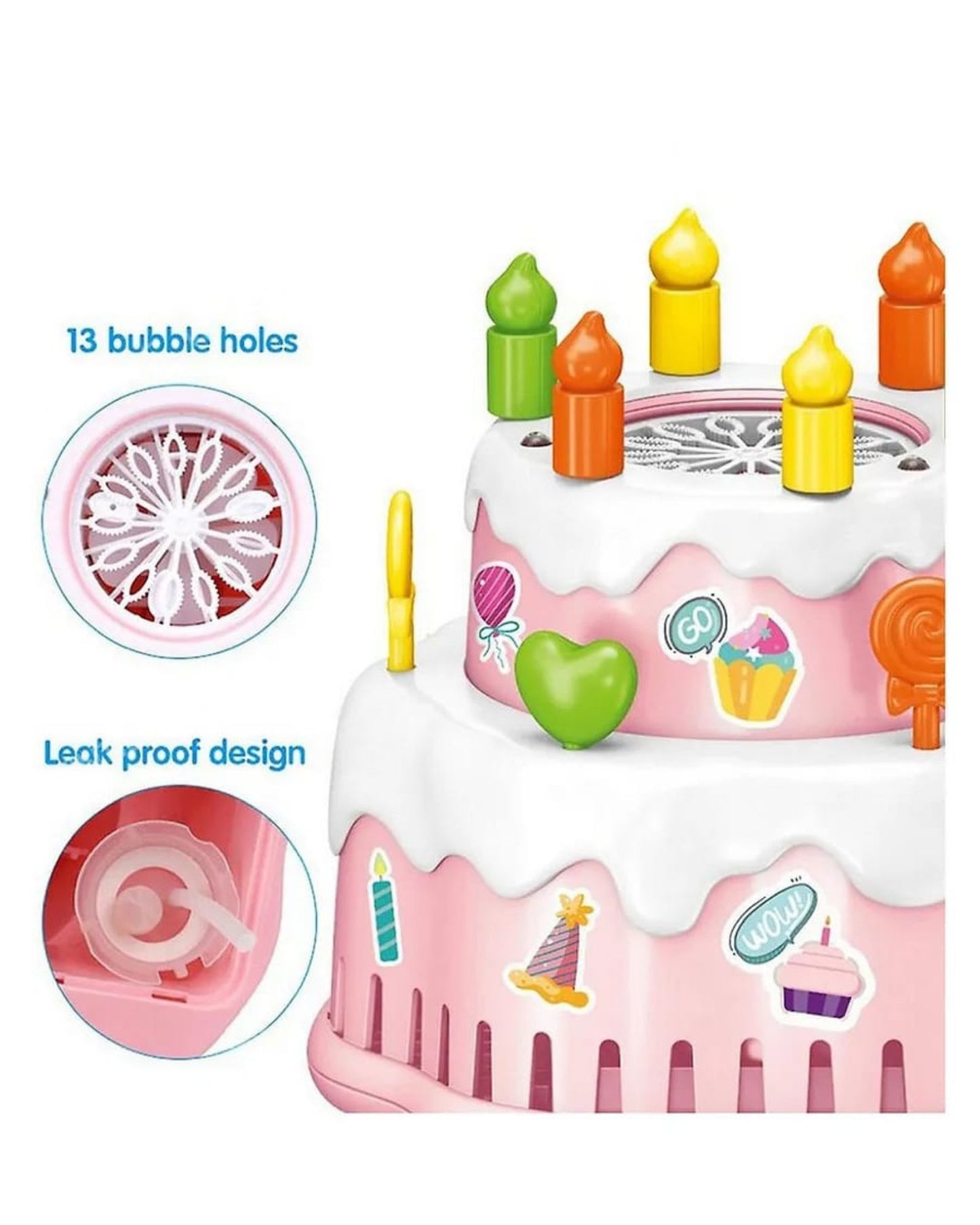 Birthday Cake Bubble Machine
