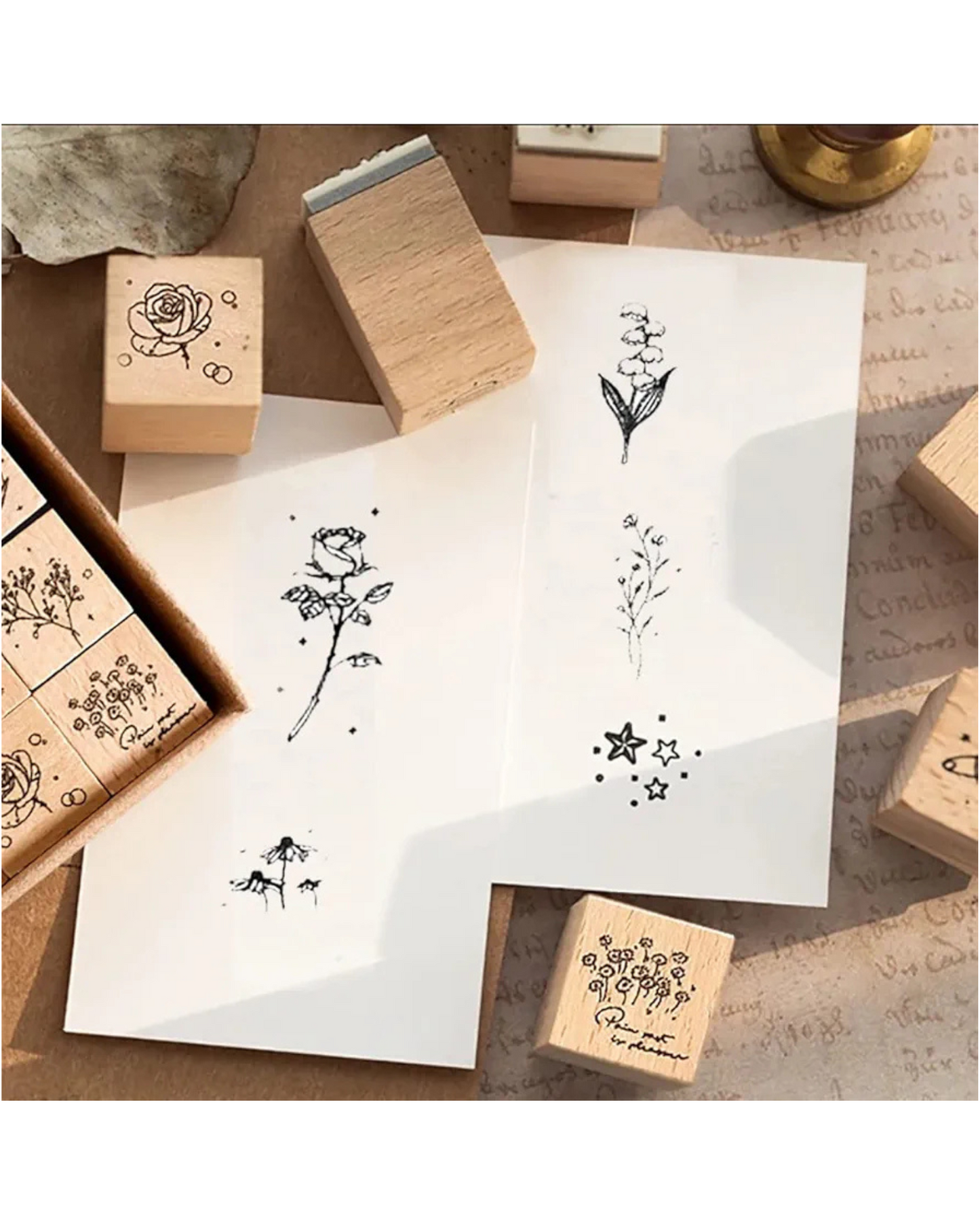 Flowers & Plants Stamp (12 Pcs)