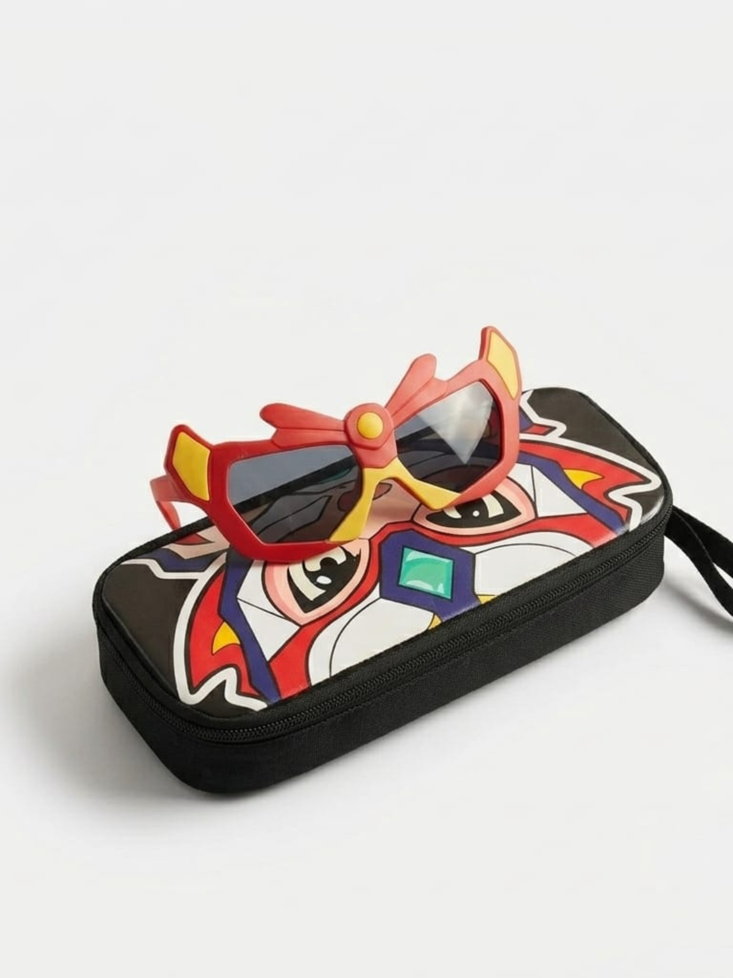 Anime Theme Pencil Pouch With Goggles
