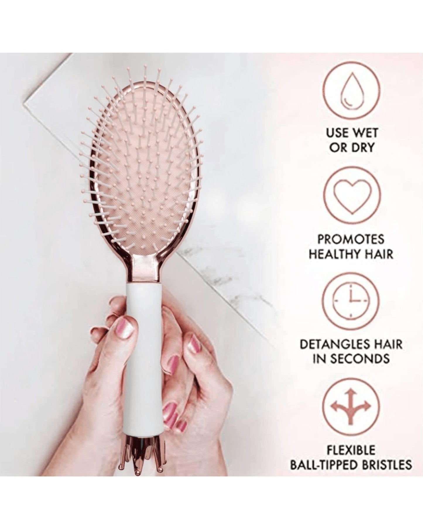 Oval Shape Hair Brush