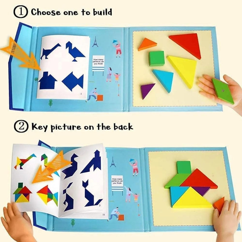 Magnetic Tangram - Woodiness
