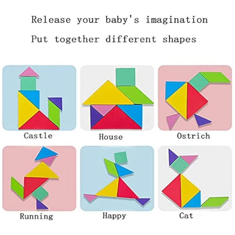 Magnetic Tangram - Woodiness