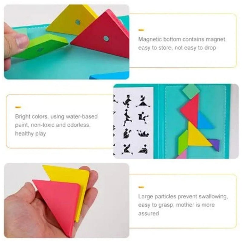 Magnetic Tangram - Woodiness