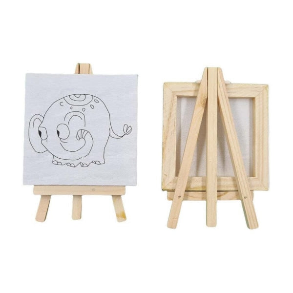 Mini Canvas With Easel - 1Pc