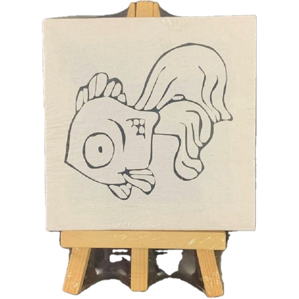 Mini Canvas With Easel - 1Pc