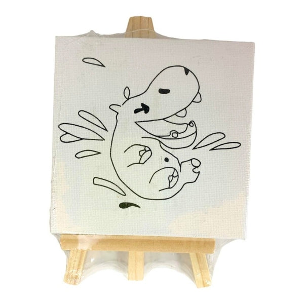Mini Canvas With Easel - 1Pc