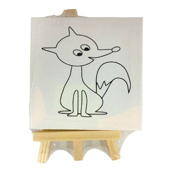 Mini Canvas With Easel - 1Pc