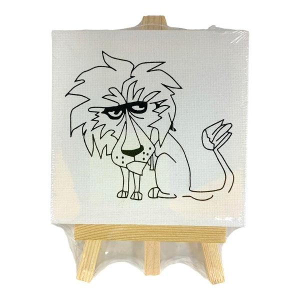 Mini Canvas With Easel - 1Pc