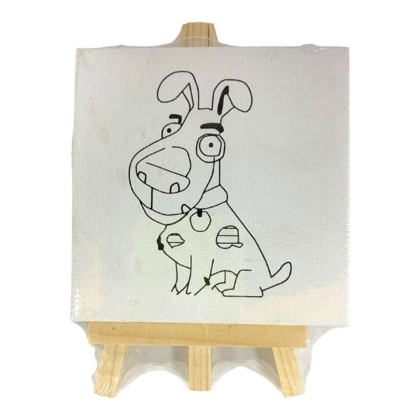 Mini Canvas With Easel - 1Pc