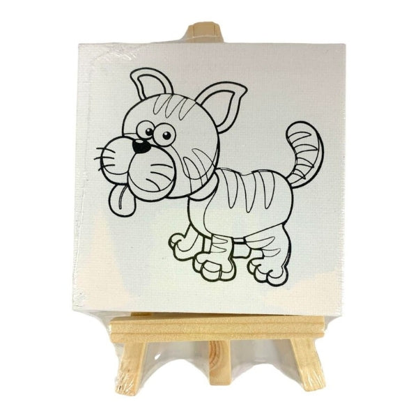 Mini Canvas With Easel - 1Pc