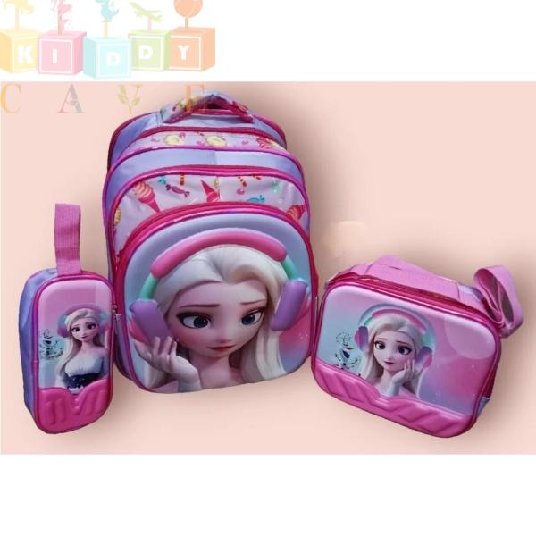 Imported Backpack Combo With Pencil Pouch & Lunch Bag