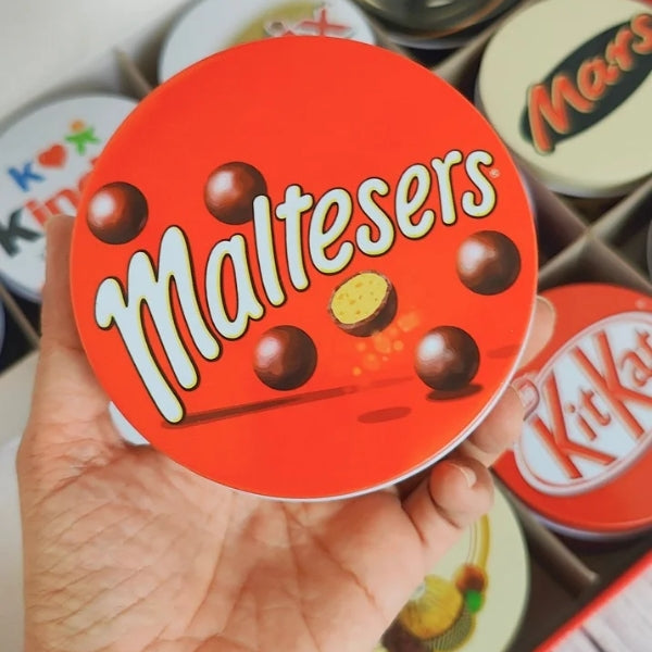 Round Chocolate Tin Boxes