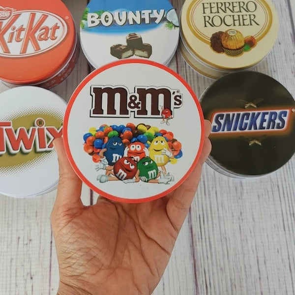 Round Chocolate Tin Boxes