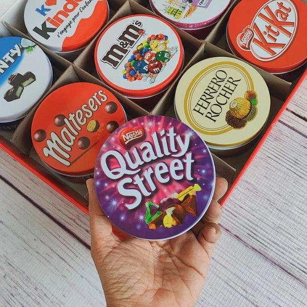 Round Chocolate Tin Boxes