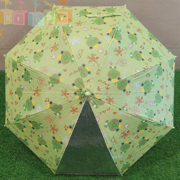 Cute Printed Wooden Handle Umbrella