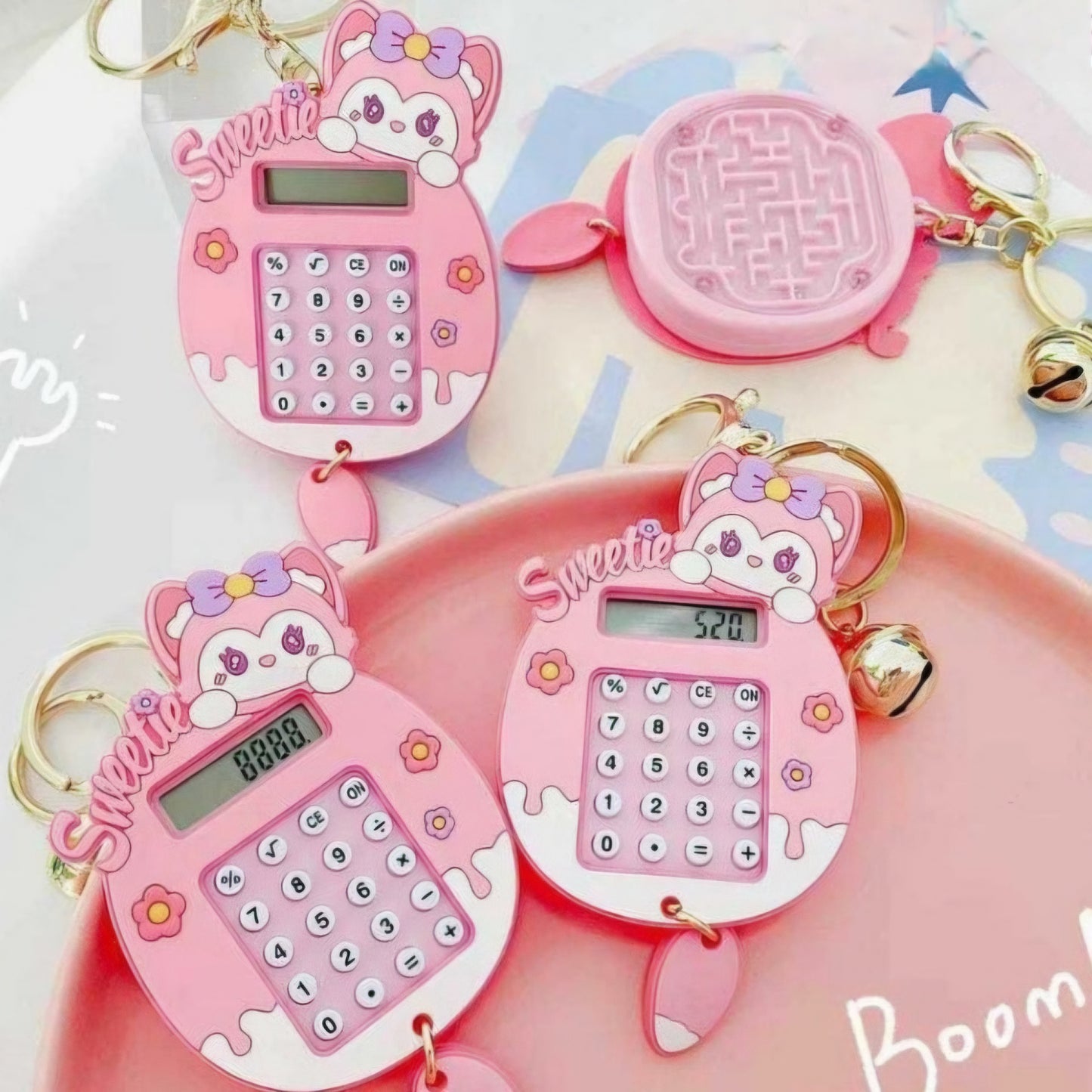 Calculator Key Ring