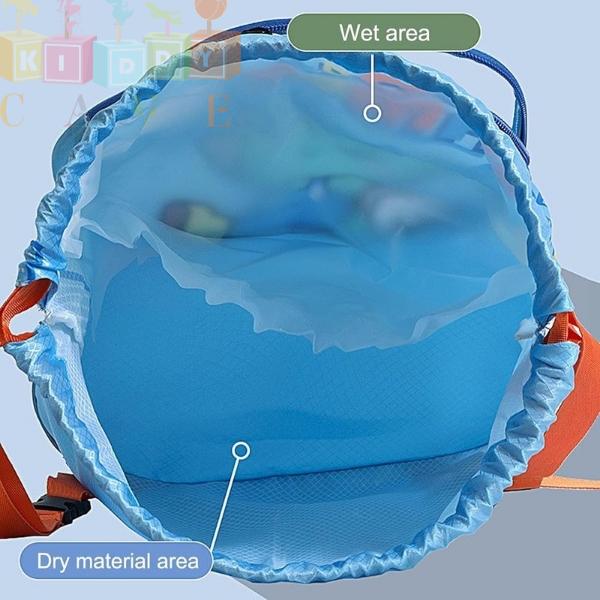 Kids Swimming Backpack With Bottom Compartment