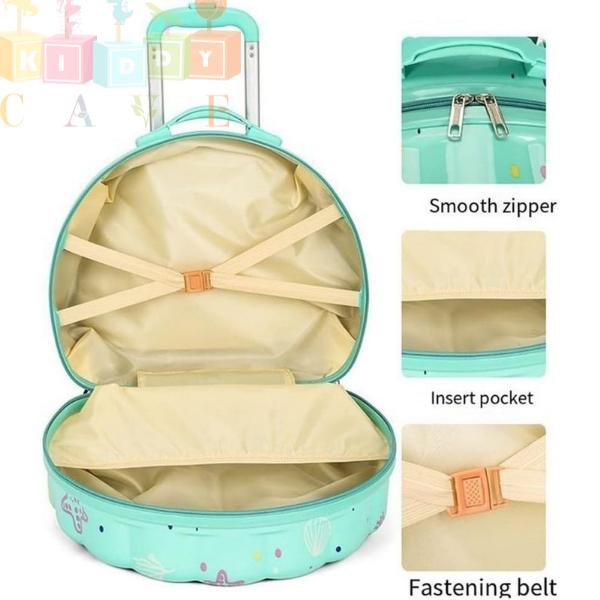 Mermaid Shell Suitcase With Vanity