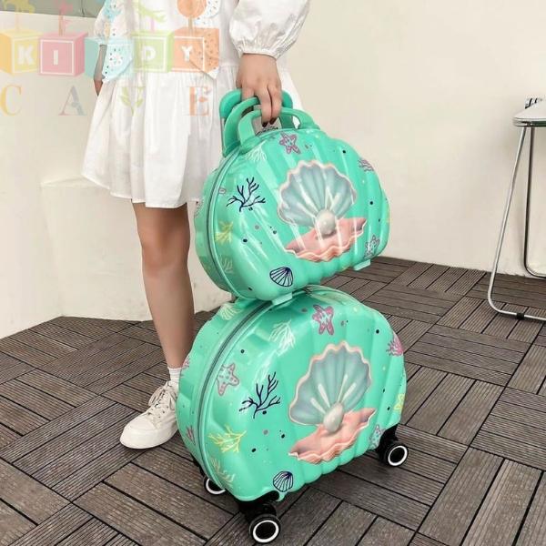 Mermaid Shell Suitcase With Vanity