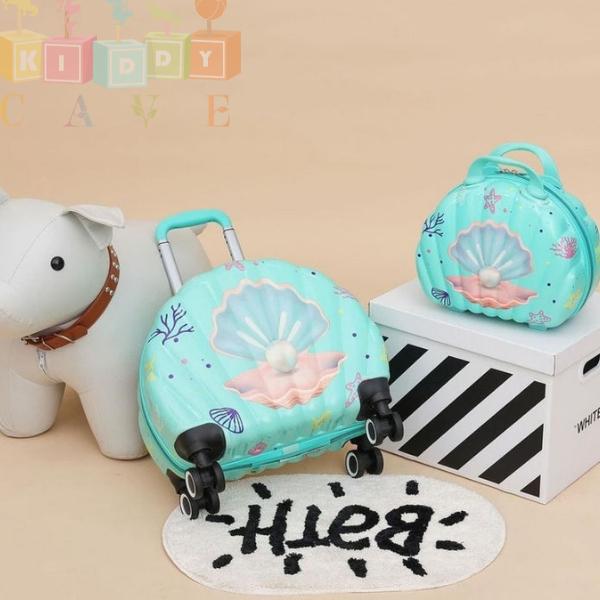 Mermaid Shell Suitcase With Vanity