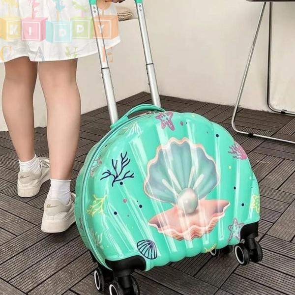 Mermaid Shell Suitcase With Vanity