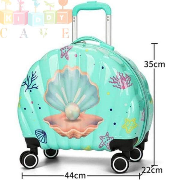 Mermaid Shell Suitcase With Vanity