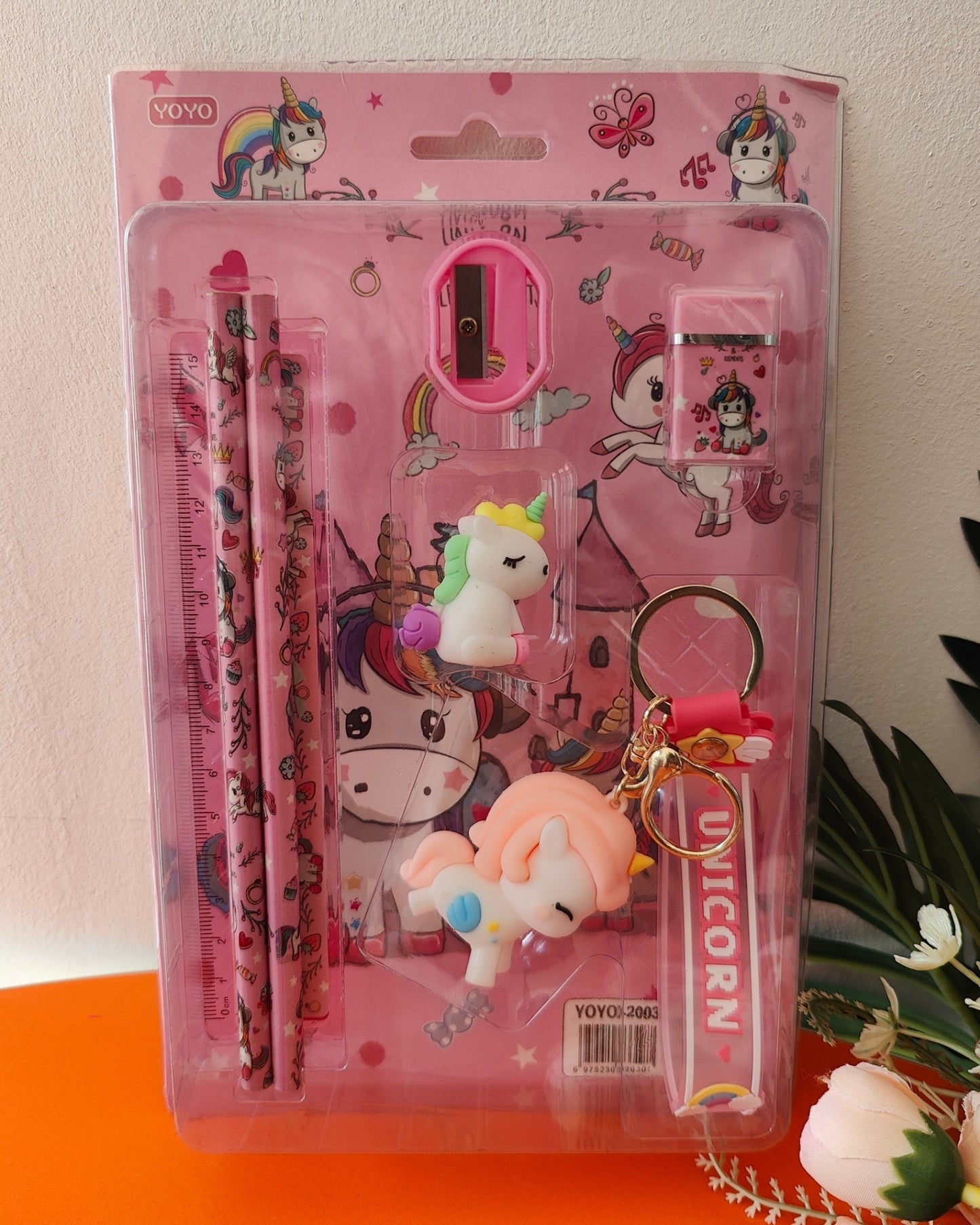 Stationery Gift Set With Keychain