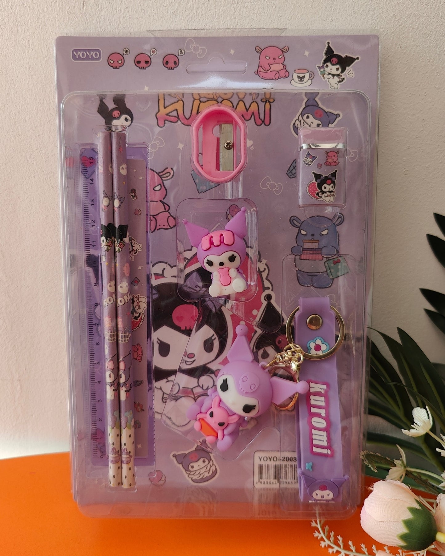 Stationery Gift Set With Keychain