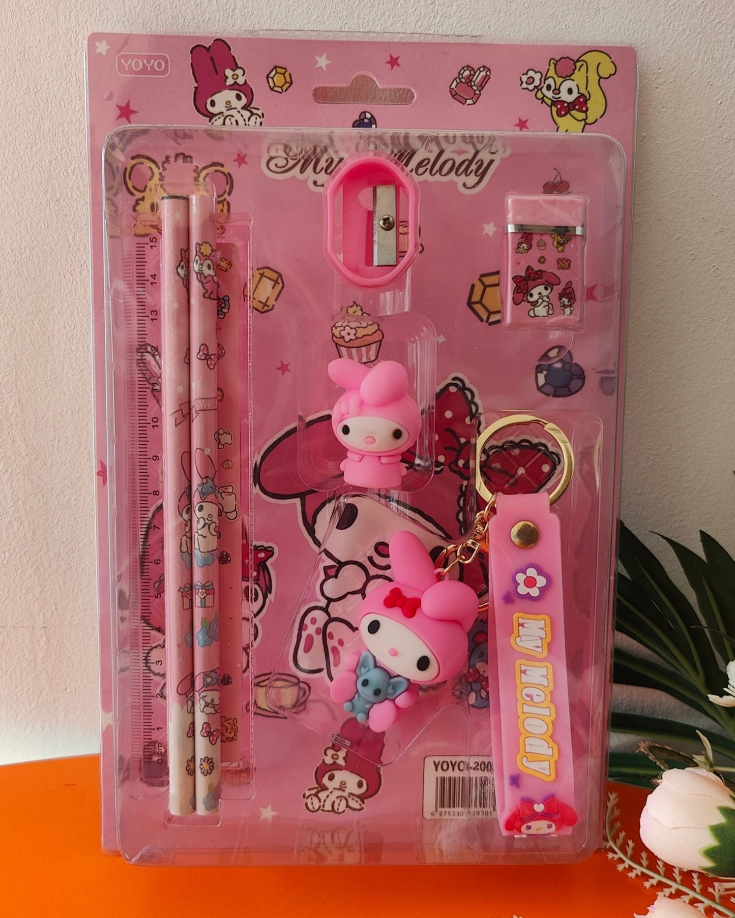 Stationery Gift Set With Keychain