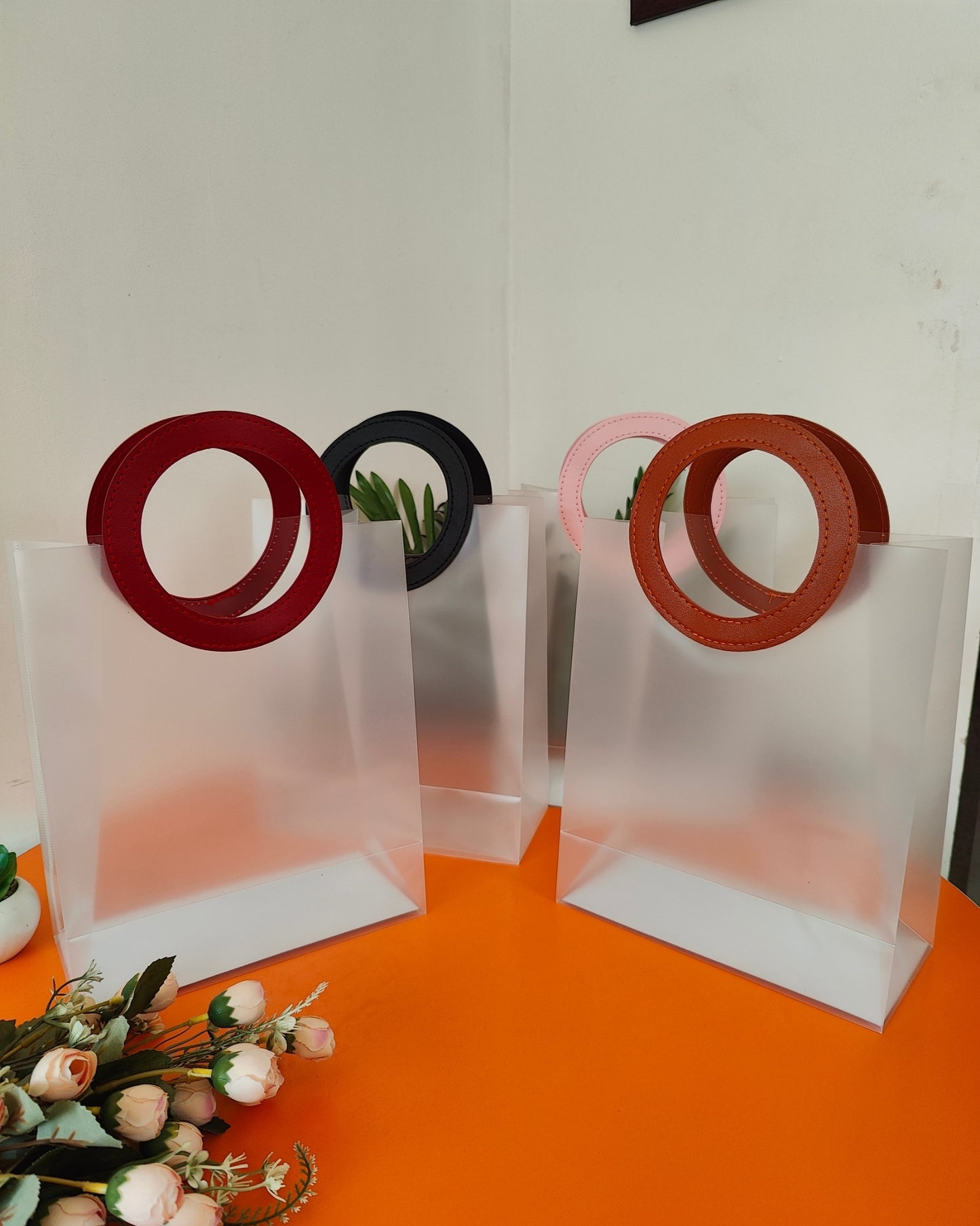 Transparent Carry Bag With Lock