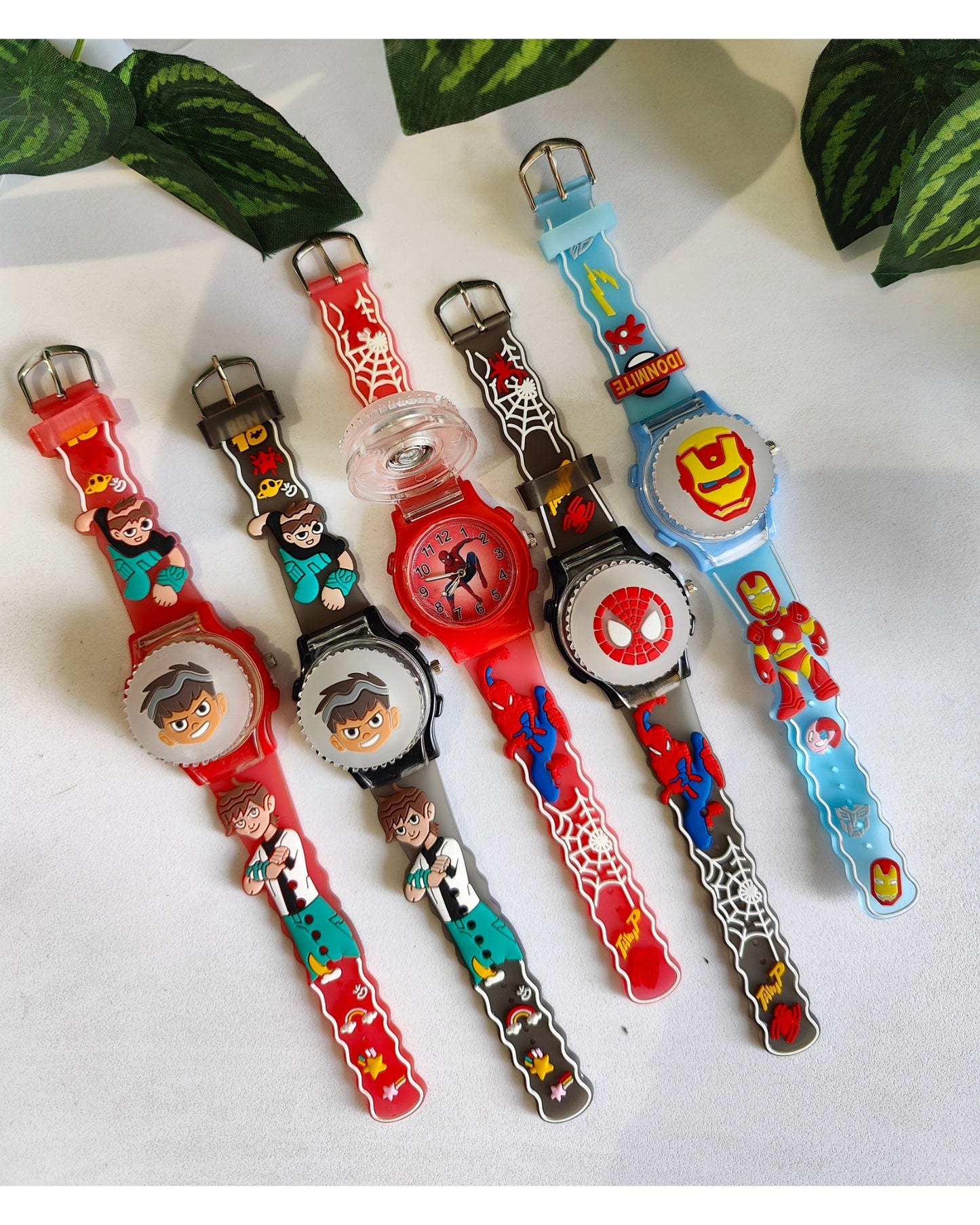 2 In 1 Light Spinner Watch