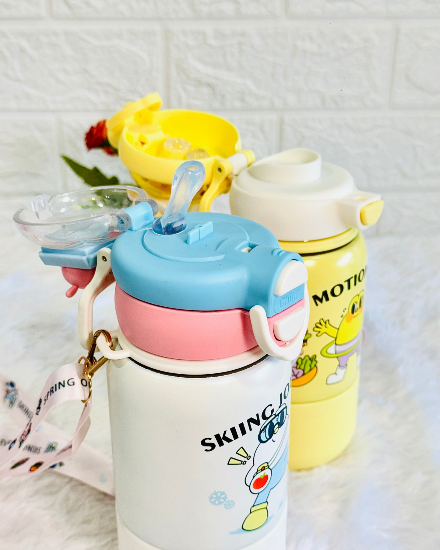 530ML Cartoonistic Double Drinking Bottle