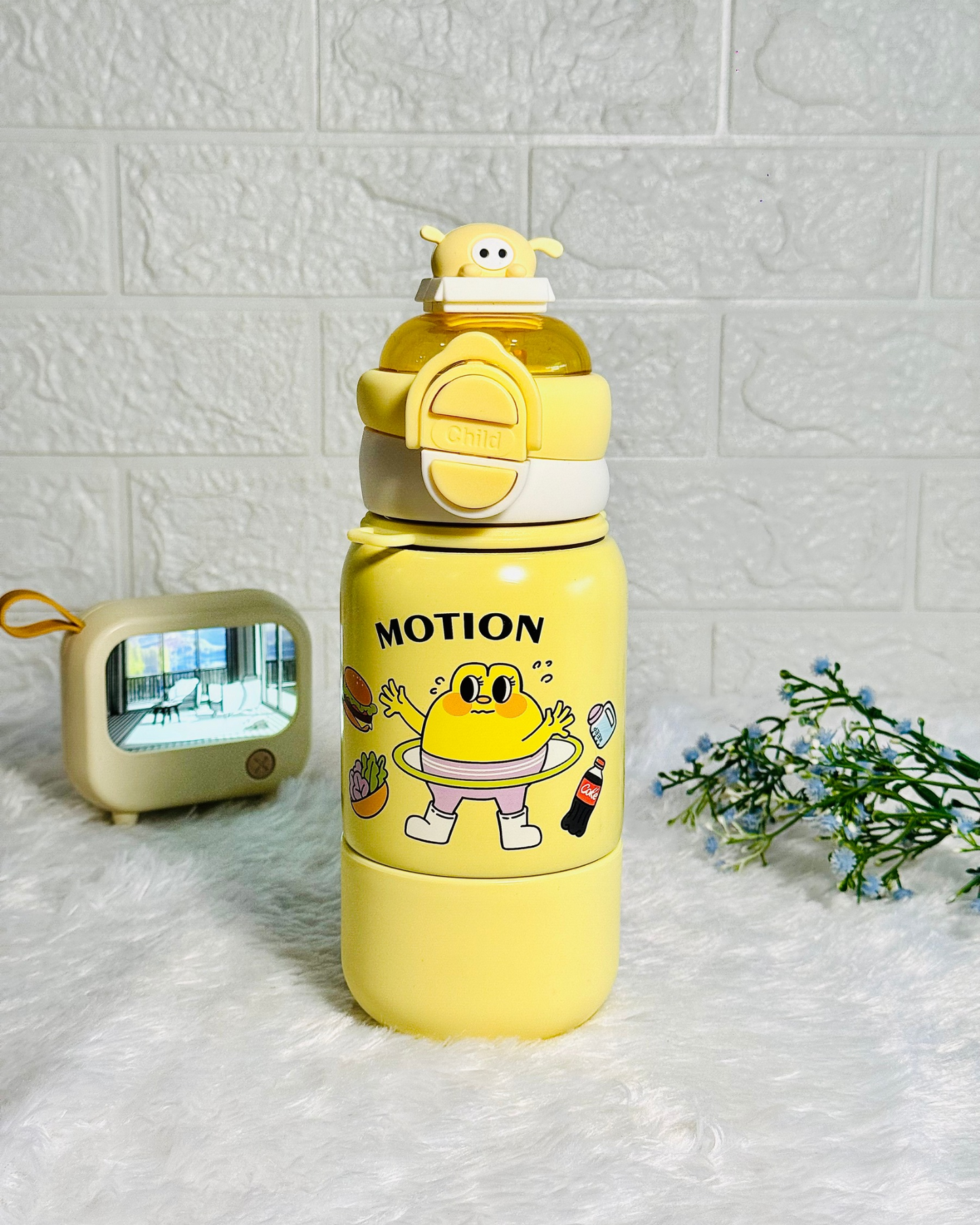 530ml Cartoonistic Double Drinking Bottle