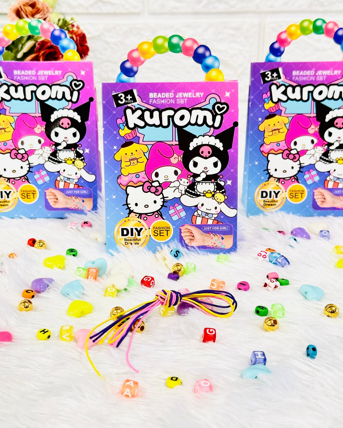Kuromi DIY Beaded Bracelet