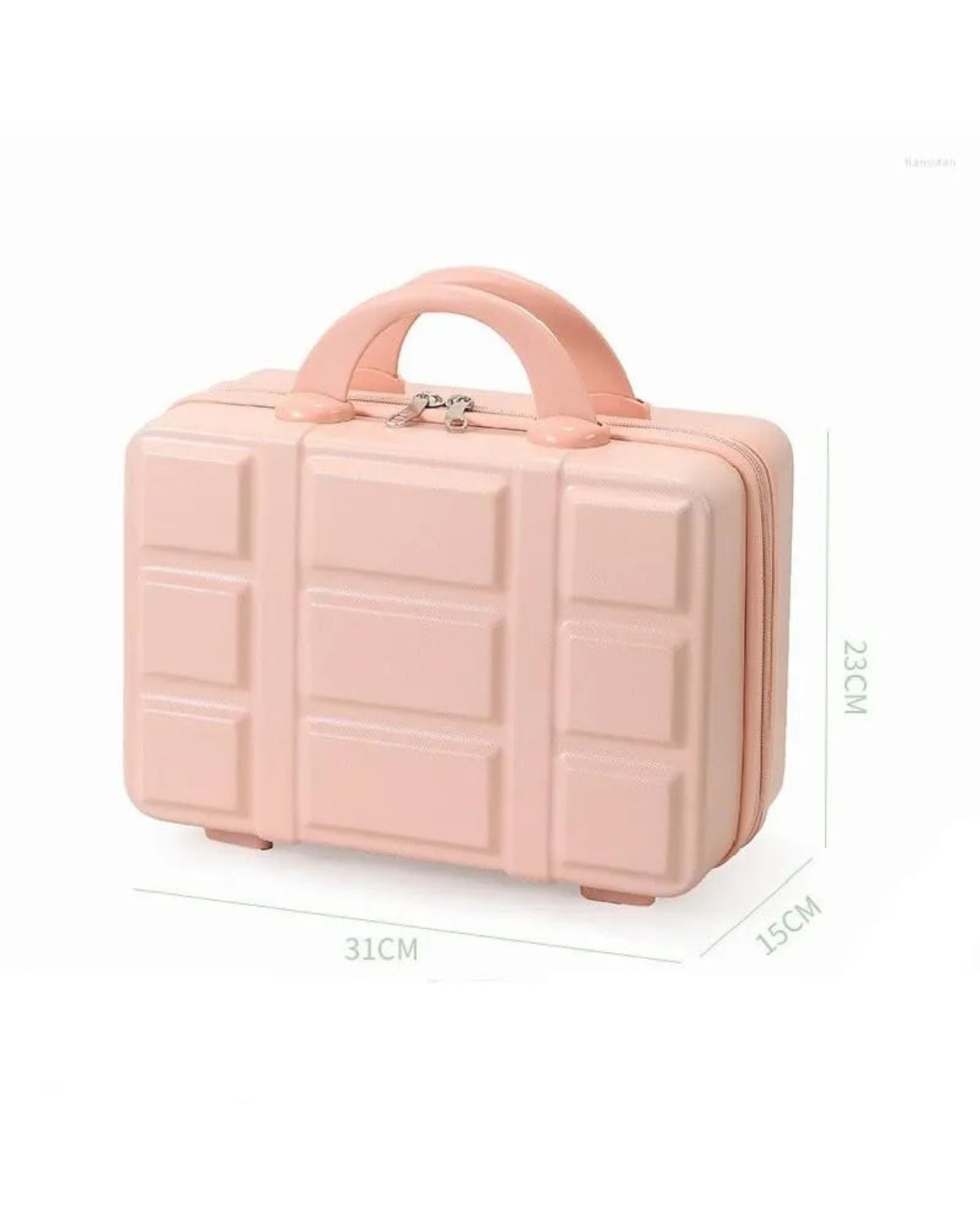 Block Design Portable Suitcase Bag
