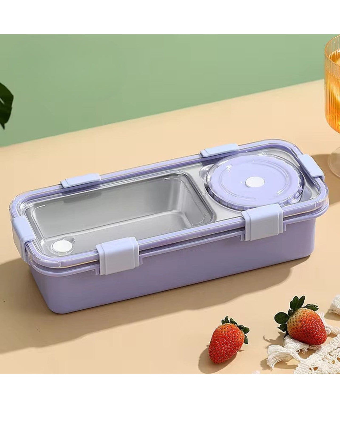 Premium Stainless Steel 2 Part Lunch Box