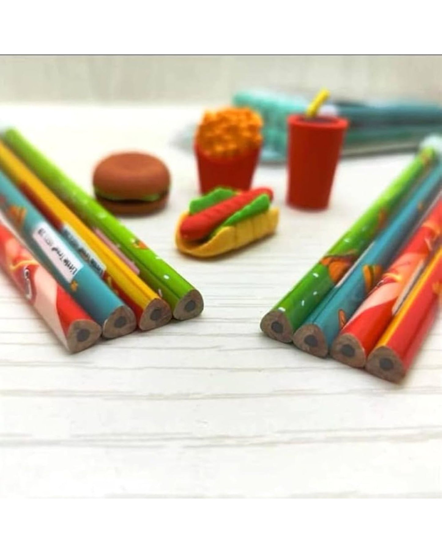 Fast Food Pencil Set