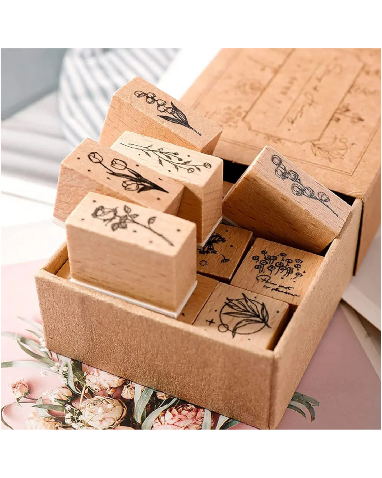 Flowers & Plants Stamp (12 Pcs)
