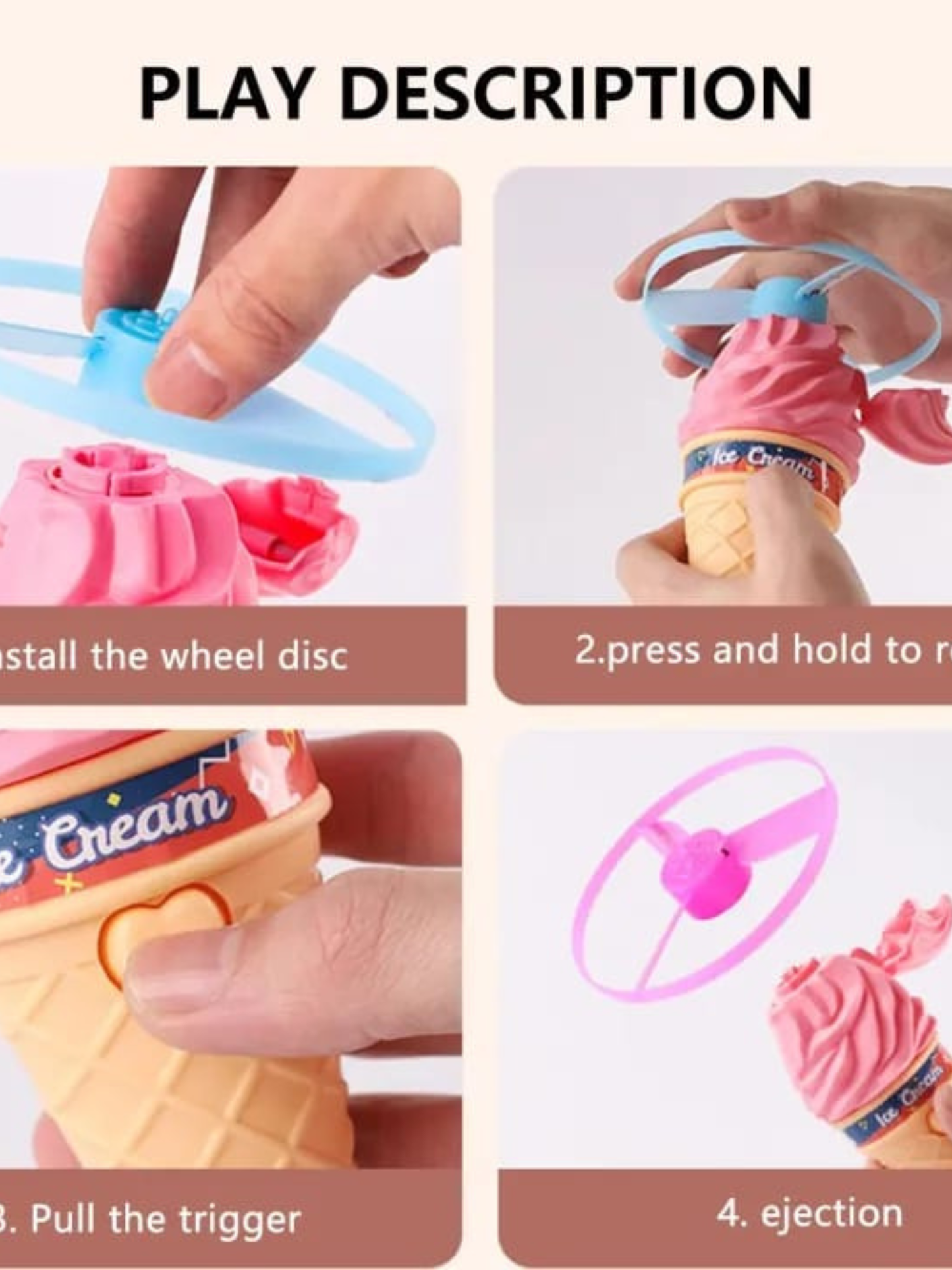 Ice-Cream GYRO Flying Toy