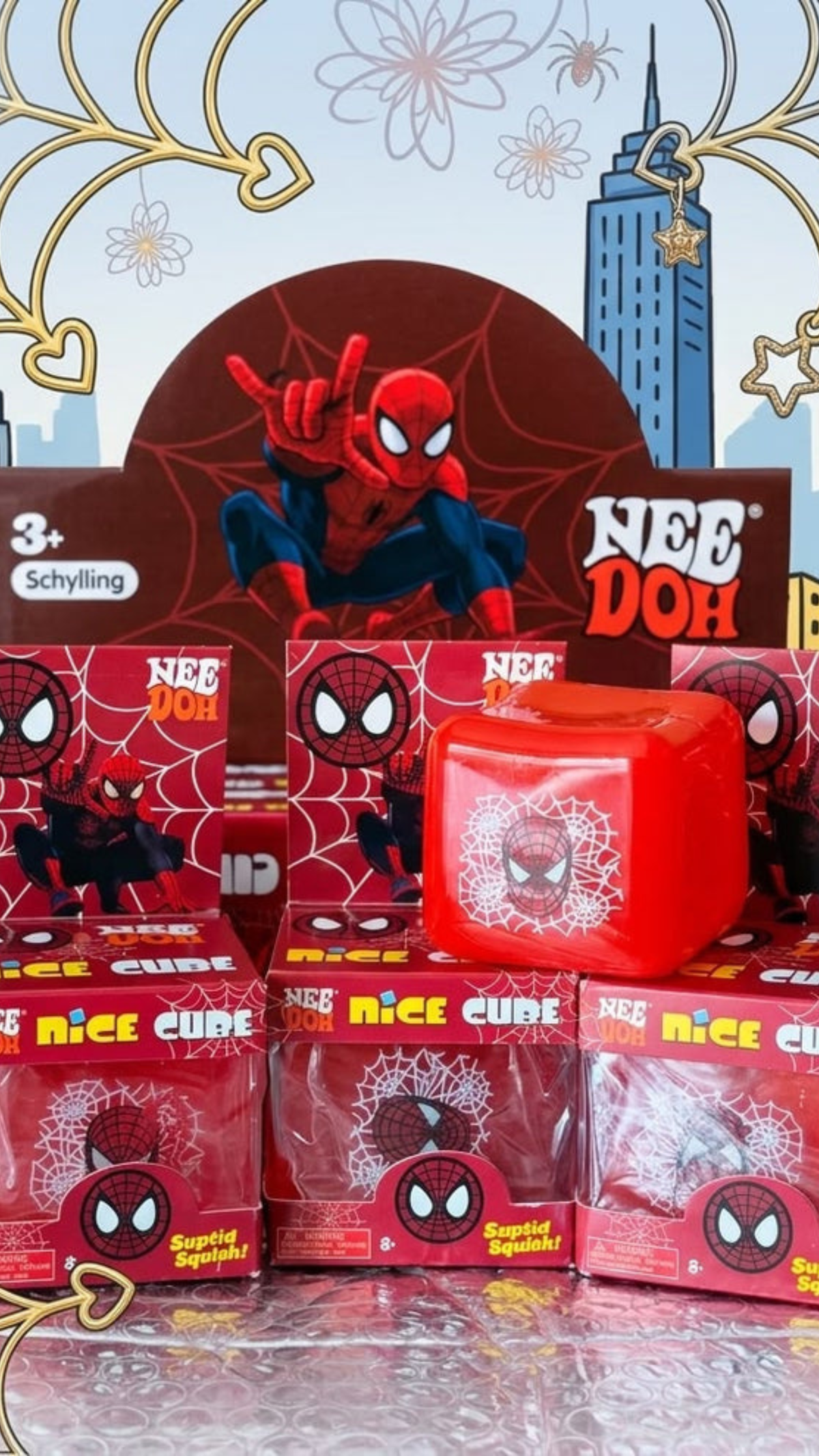 Superhero Nee Doh Cube Squishy