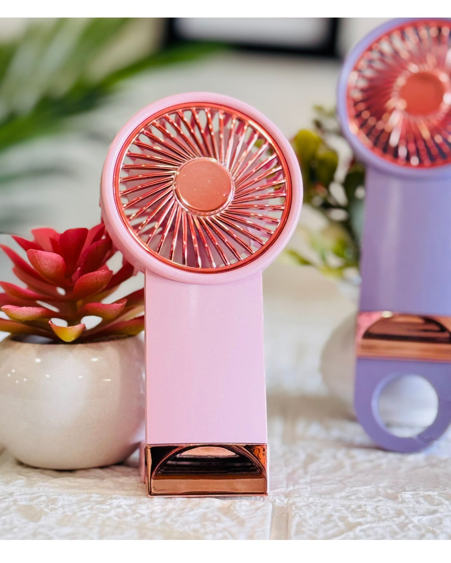 Mini Fancy Hand Fan With Light