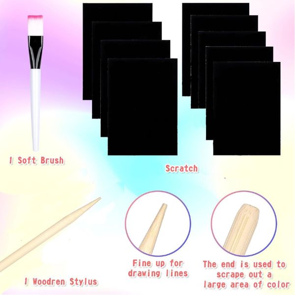 Scratch Art Cards & Paper Notes