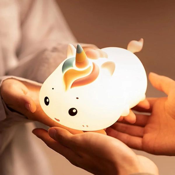 3D Silicone Night Desk Lamp